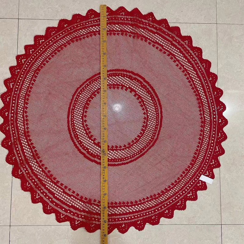 简约镂空欧式蕾丝台布茶几盖布餐桌布床头柜盖布多用蕾丝盖布详情图4