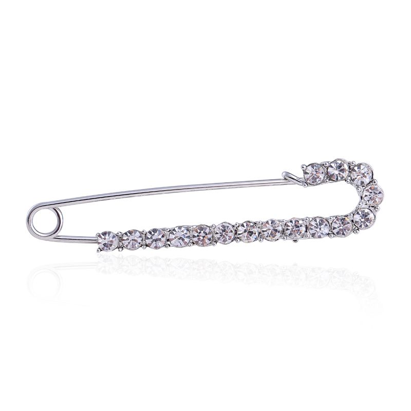 Manufacturers direct sales of the whole row of rhinestone large pin clothing accessories