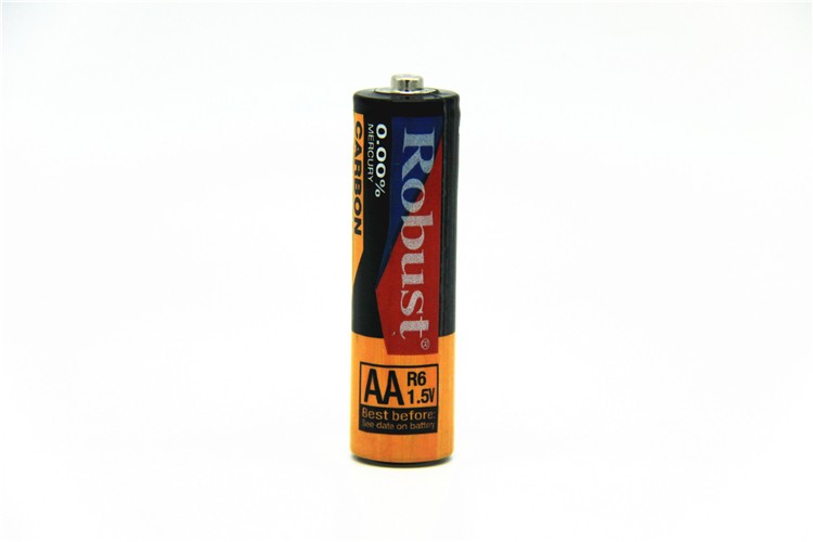 Robust 碳性电池 5号五号干电池 1.5V 8只挂卡 空调电视遥控器详情图2