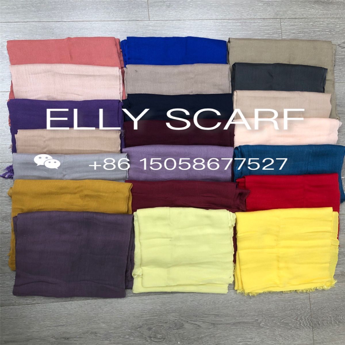 Stretch Cotton Long Monochrome Towel details Picture