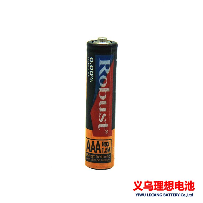 Robust 碳性普通干电池 7号七号 1.5VR6 2只挂卡 高功功率 空调电视遥控器产品图