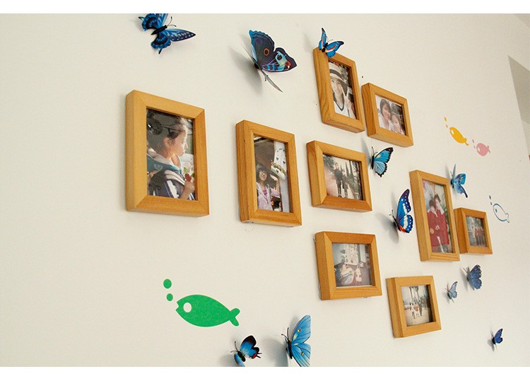 Refrigerator stickers, butterfly plastic handicrafts, simulated butterfly wall stickers, decorative butterfly wall stickers detail image 4