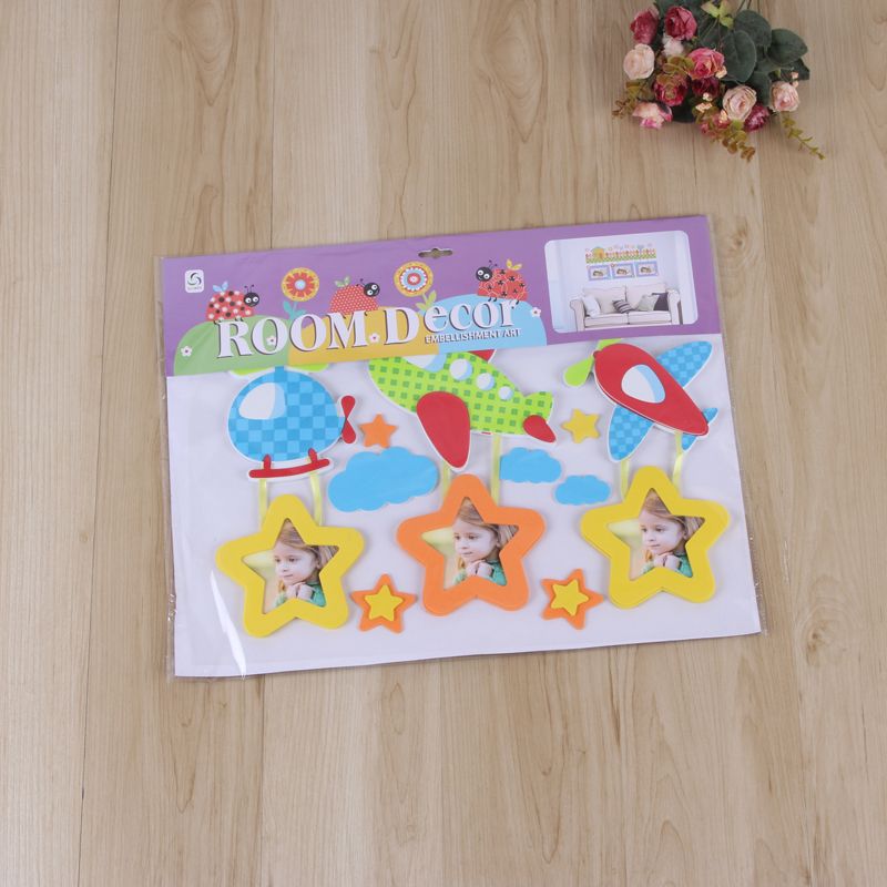 Custom-made children's picture frame home wall decoration stickers