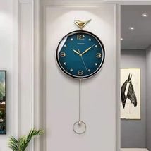 北欧轻奢现代装饰钟表挂钟家用时尚表挂墙客厅表2021年新款时英钟