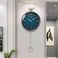 北欧轻奢现代装饰钟表挂钟家用时尚表挂墙客厅表2021年新款时英钟图