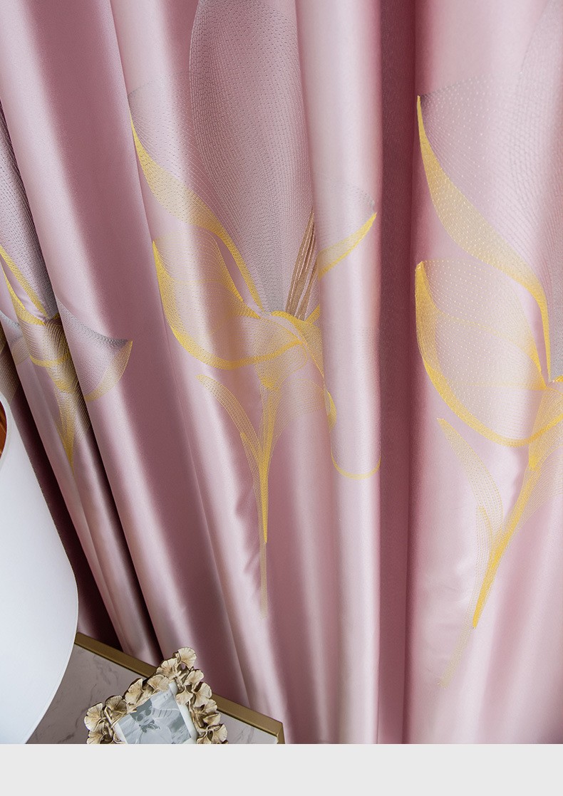 New Chinese-style Gong brocade 3D Embroidered blackout curtain fabric New Chinese-style Gong Brocade 3D Embroidered blackout curtain fabric detail image 11