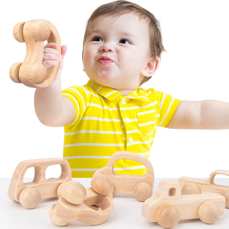 The wooden toy stroller for children is highly entertaining, capable of enhancing the baby's hand-eye coordination, visual ability, logical thinking skills, and parent-child games. It is exquisitely crafted and polished to a smooth surface details Picture