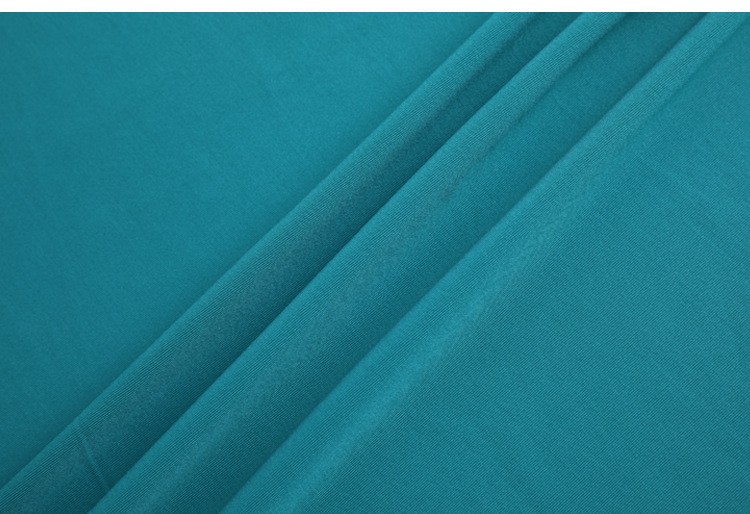 Solid-color milk silk stretch sweat fabric 130g 250g polyester ammonia single-sided knitted fabric ice sleeve detail image 2