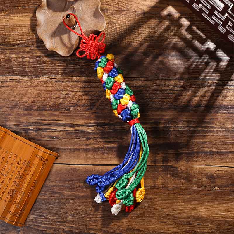 蒙藏/哈达/车内挂件白底实物图