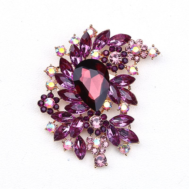 Manufacturers direct sales of colorful medium glass corsage clothing accessories