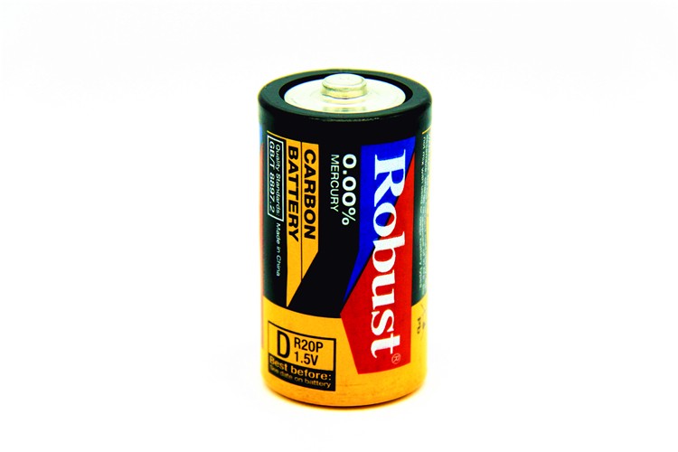 ROBUST碳性电池 1号大号R20p 1.5V挂卡 煤气灶手电筒 批发详情图2
