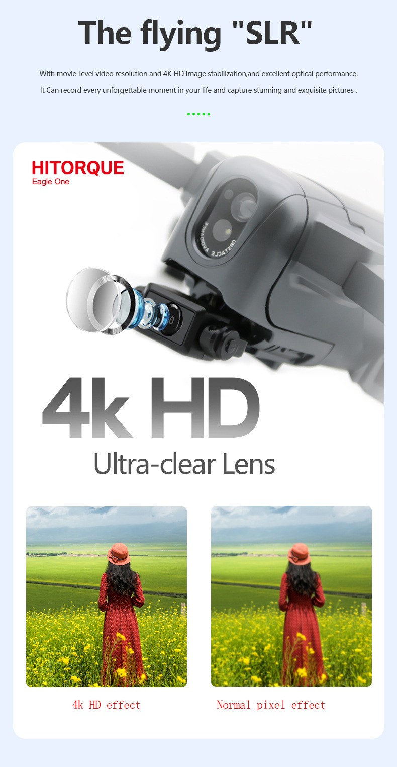Eagle one Intelligent obstacle Avoidance two-axis Gimbal 4K GPS remote control aircraft detail image 4