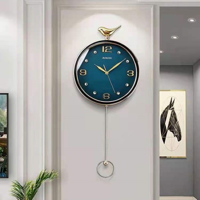 北欧轻奢现代装饰钟表挂钟家用时尚表挂墙客厅表2021年新款时英钟详情图3