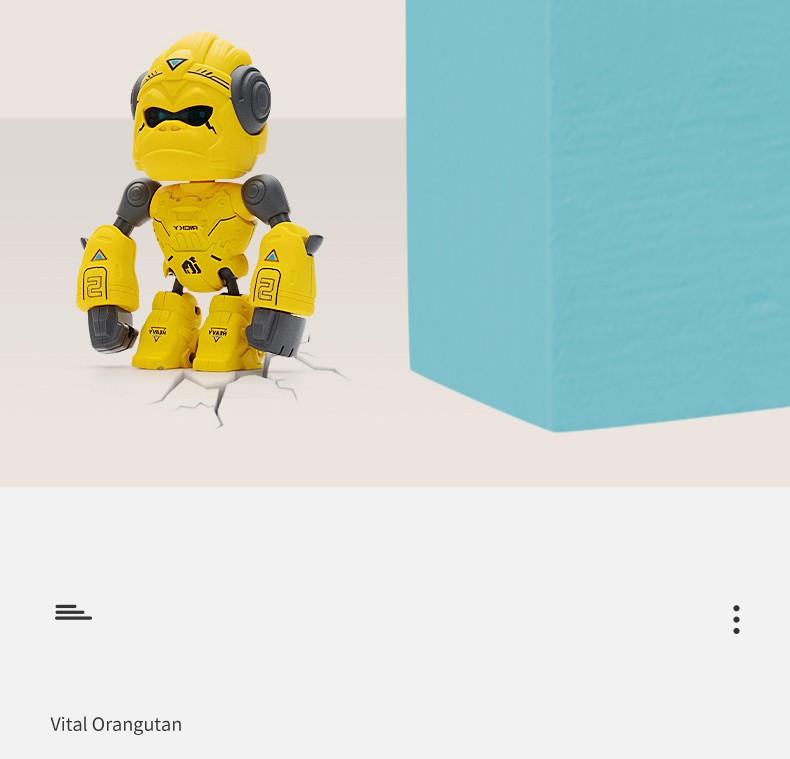 合金机械暴力猩猩手臂按压带声光仿真玩具手机支架详情图17