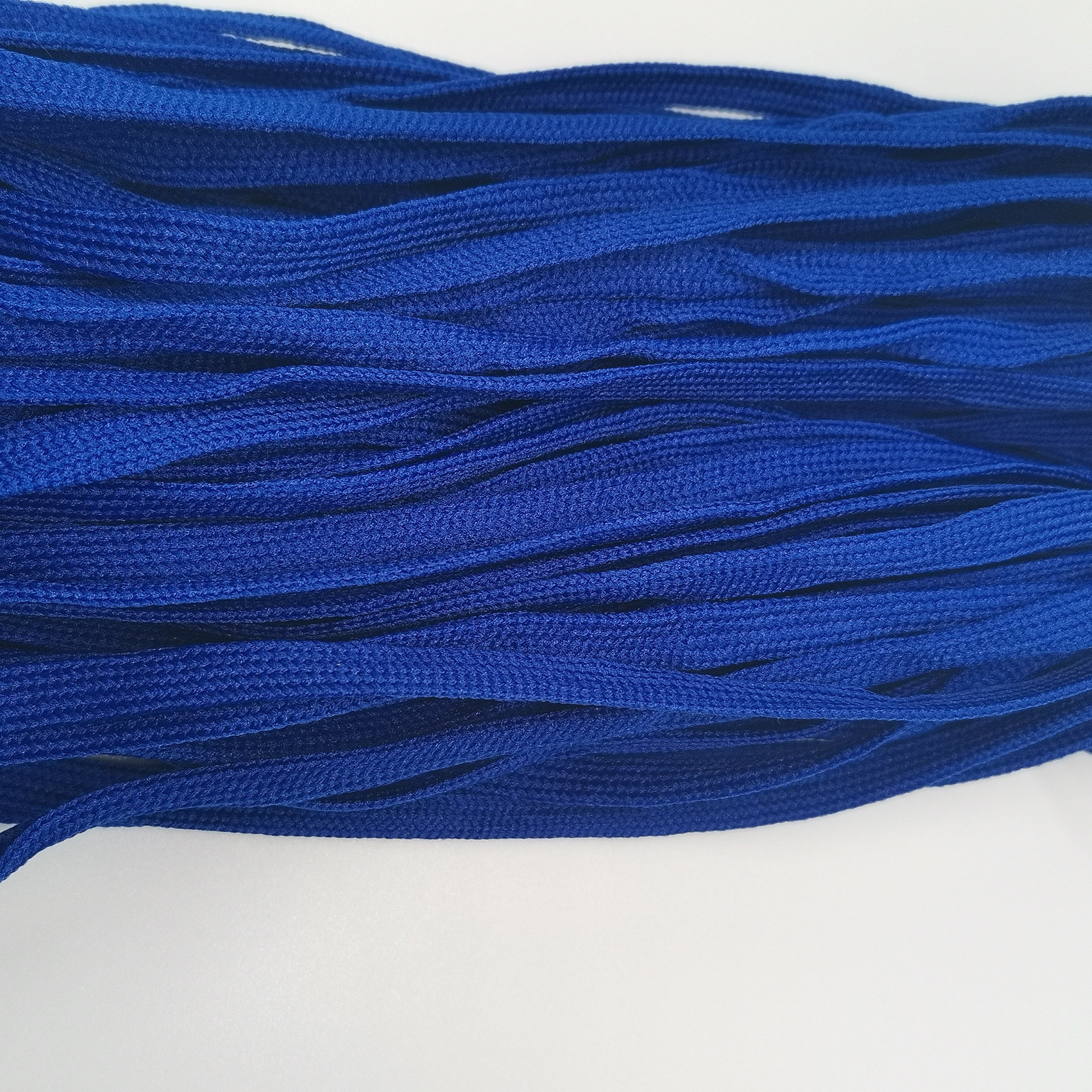 New Polyester Hollow Core Wide Flat Rope Color Horse Belt 6Mm Shoelace Pants Belt Can Be Customized Clothing Accessories undefined