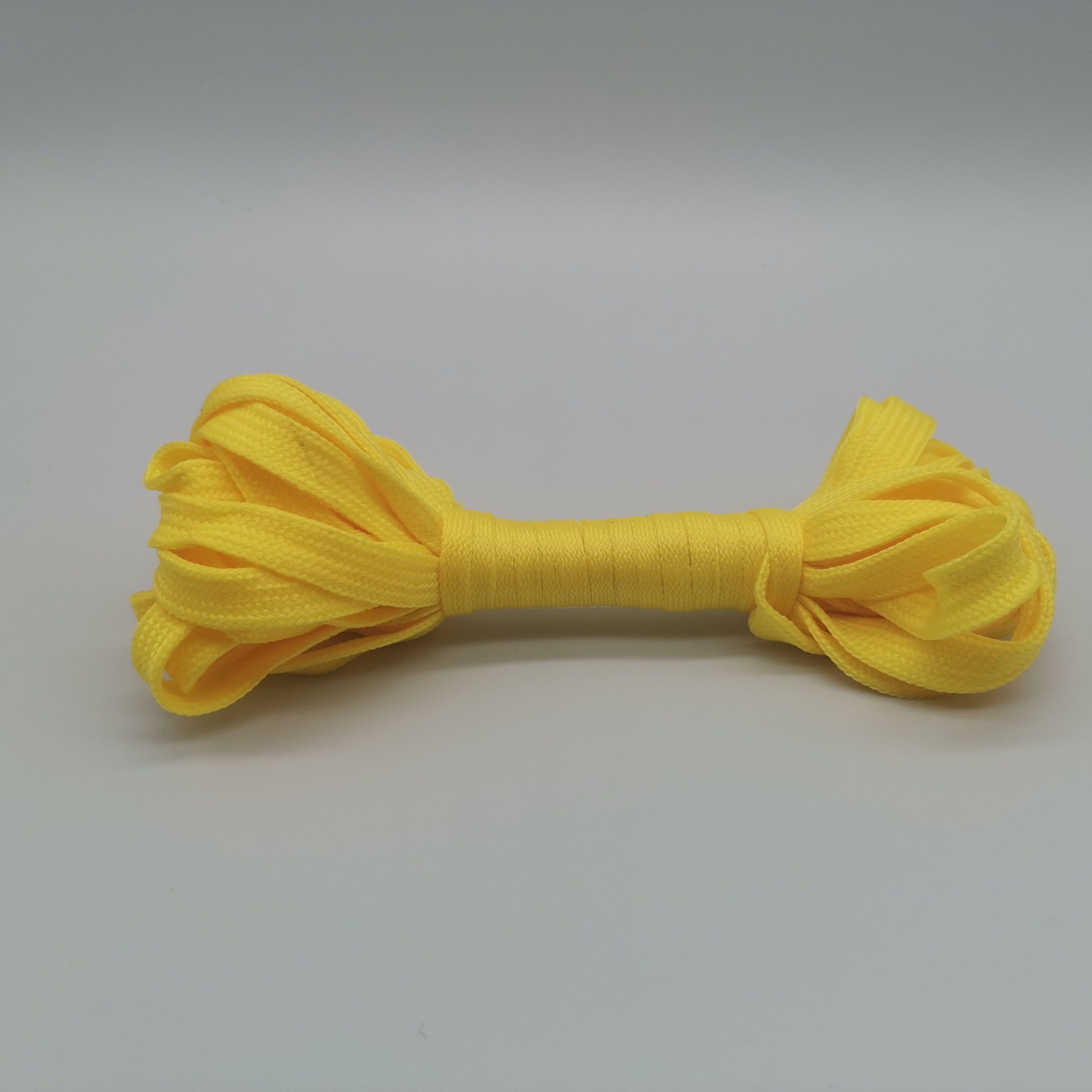 New Polyester Hollow Core Wide Flat Rope Color Horse Belt 6Mm Shoelace Pants Belt Can Be Customized Clothing Accessories details Picture