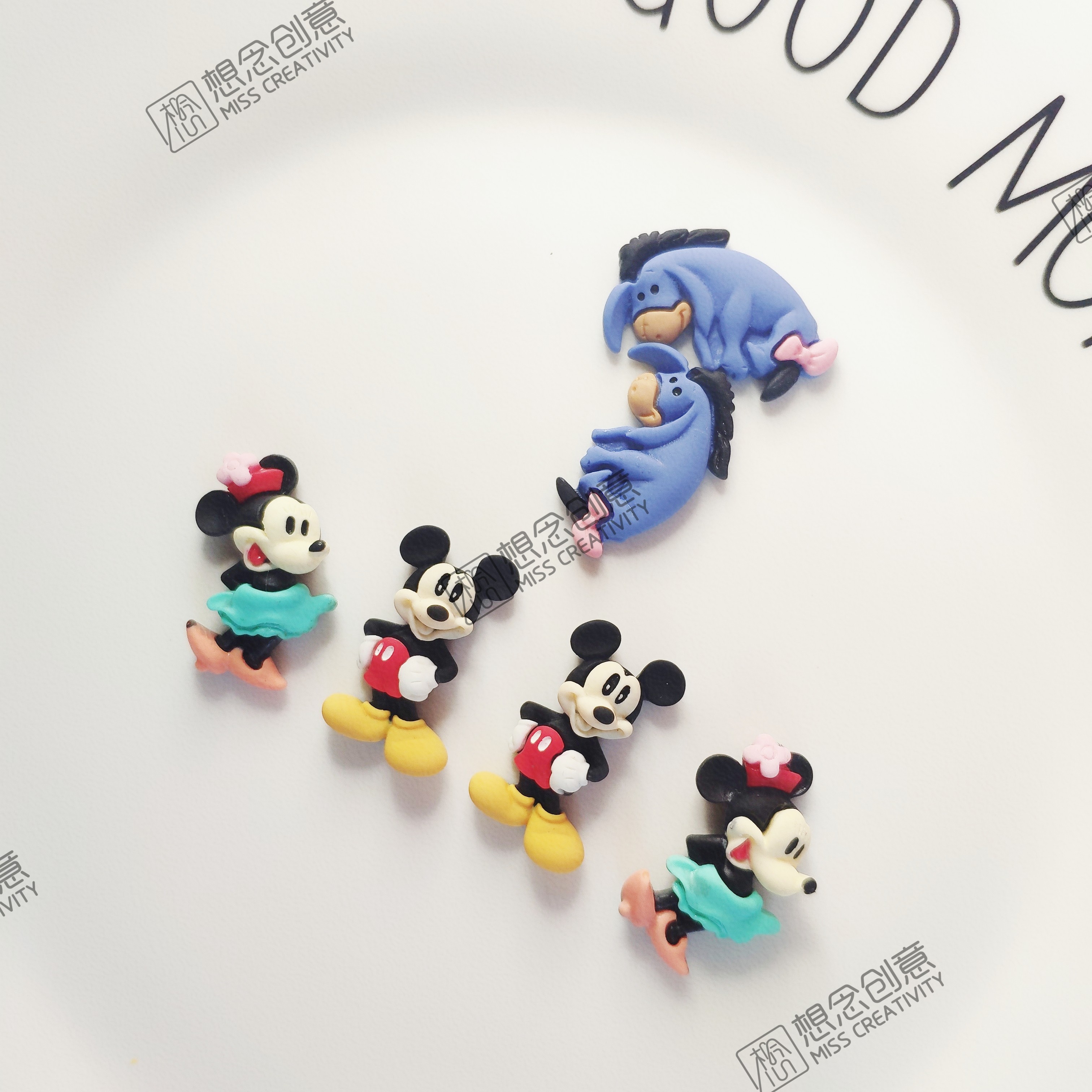 想念创意DIY叠叠乐娃娃配饰服饰服装辅料配件树脂贴片鞋花配件厂家ac111(产品均为亮面效果)详情图1