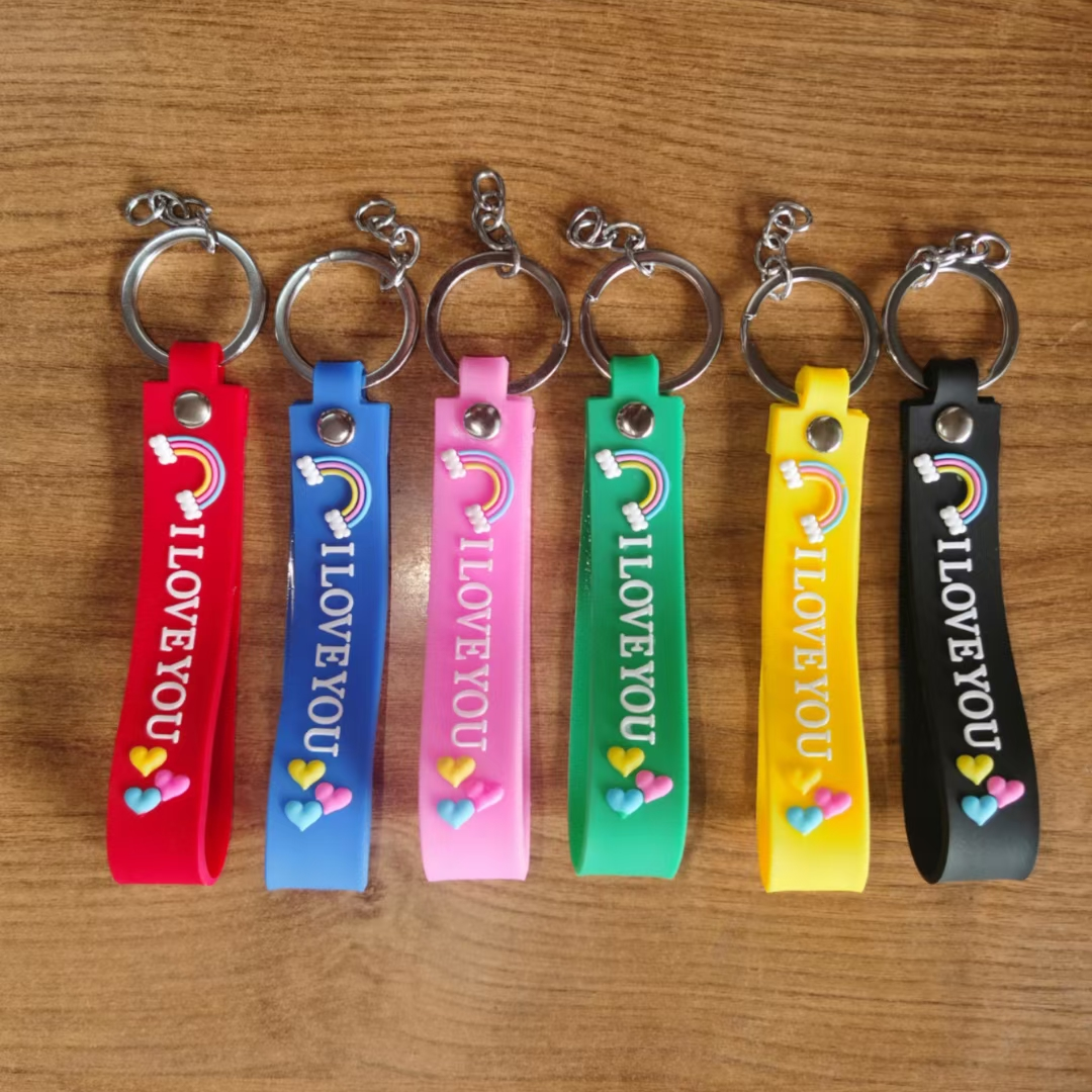 Stereo gum mobile phone string key chain series 1