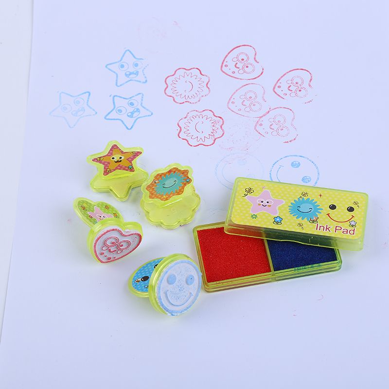 卡通玩具印章套装  园型小印章  幼儿园老师奖励图