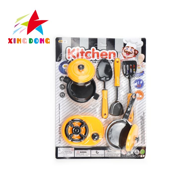 Juguetes para niños comida casera utensilios de cocina juegos de cocina freír cocinar simulaciones utensilios de cocina details Picture