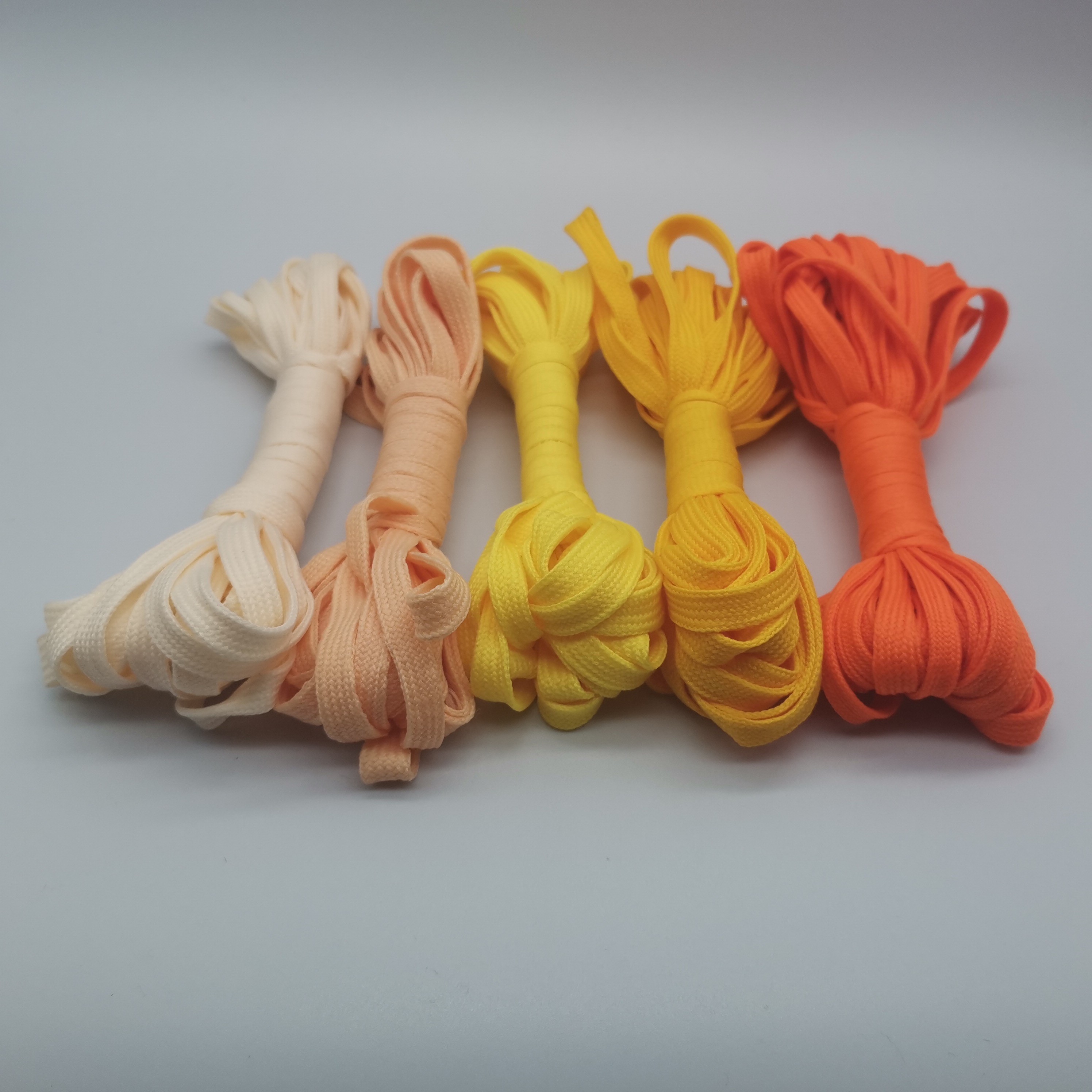 New Polyester Hollow Core Wide Flat Rope Color Horse Belt 6Mm Shoelace Pants Belt Can Be Customized Clothing Accessories Specification drawing