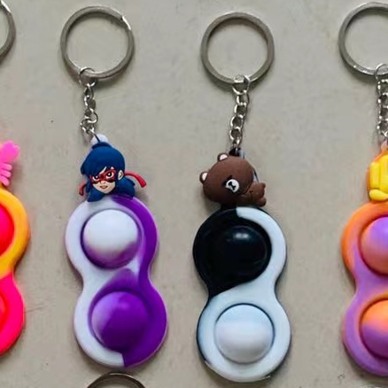 Stereo gum phone string keychain series 9