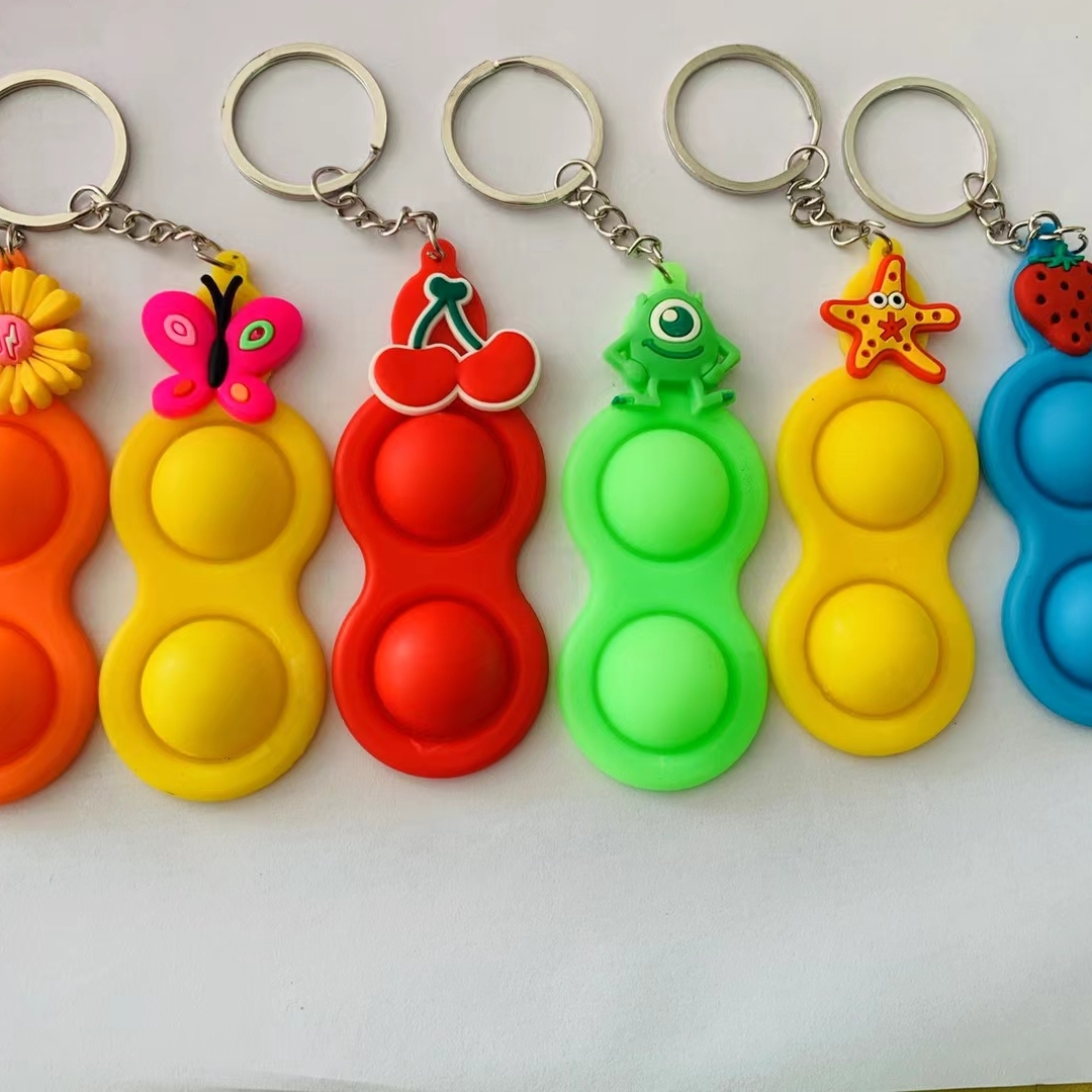 Stereo gum phone string keychain series 6