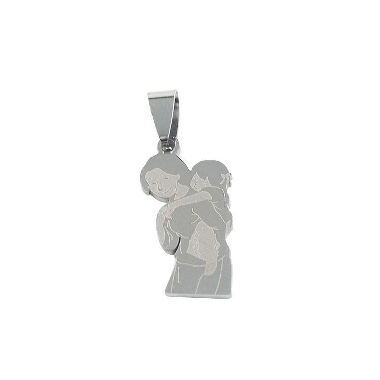 Stainless steel pendant custom body chain Cross-border New accessories Stainless steel necklace Titanium steel jewelry women simple
