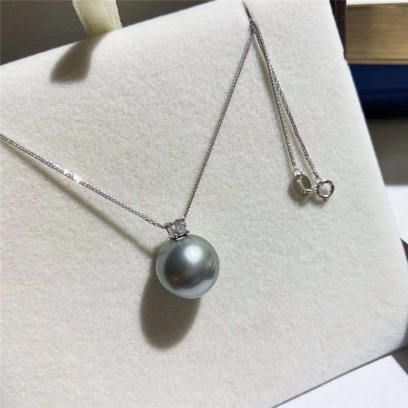 12-13Mm Tahiti Platinum Grey Pendant High Luxury Pendant Elegant Women Important Occasions Must details Picture