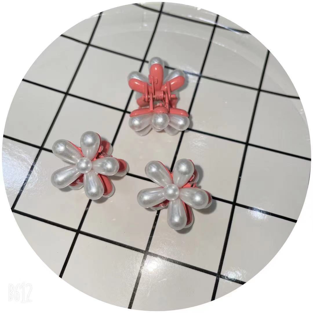 God's gift jewelry network red explosion women's fashion high-end small chrysanthemum top clip pink