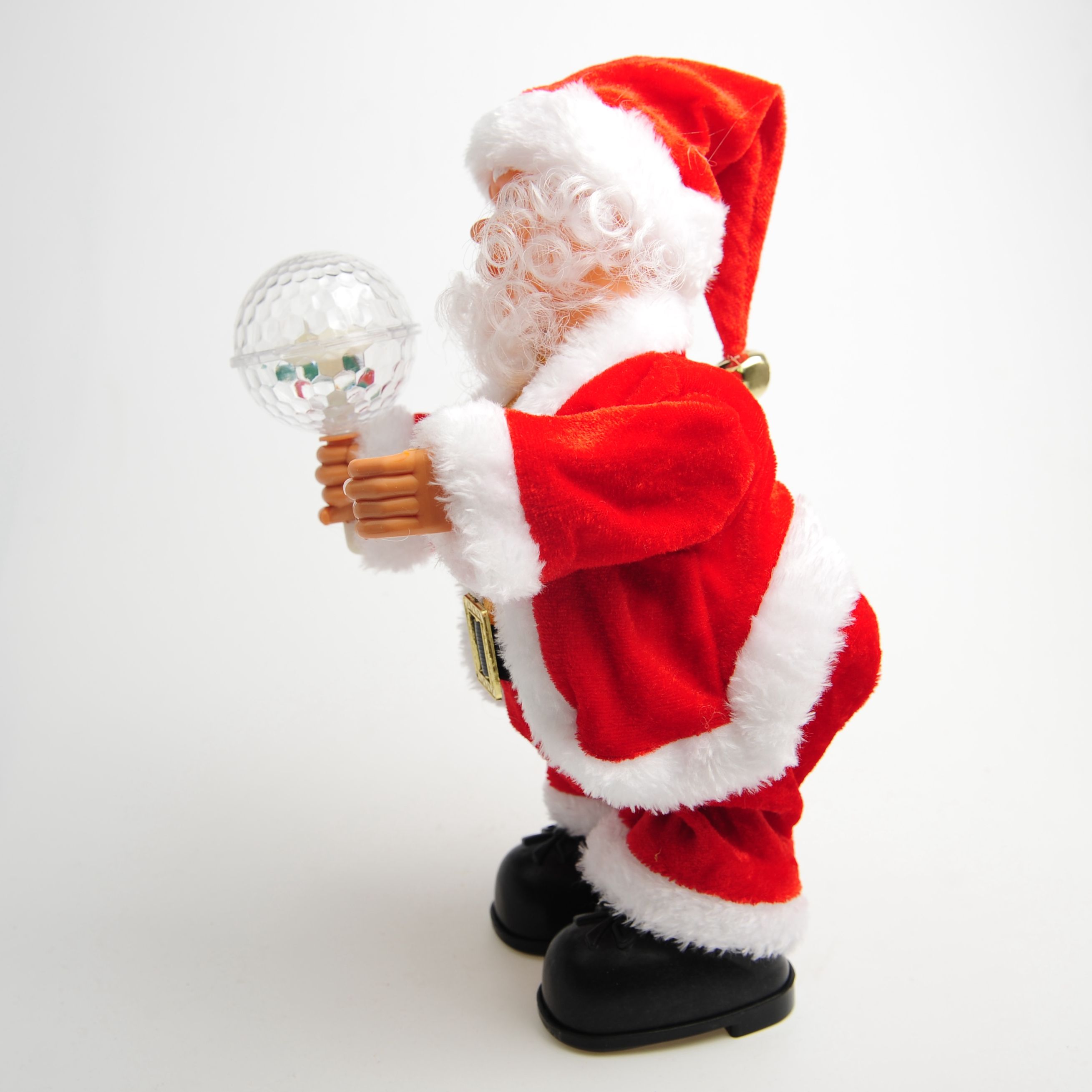 12-inch flashing ball Santa Claus Music Elder details Picture