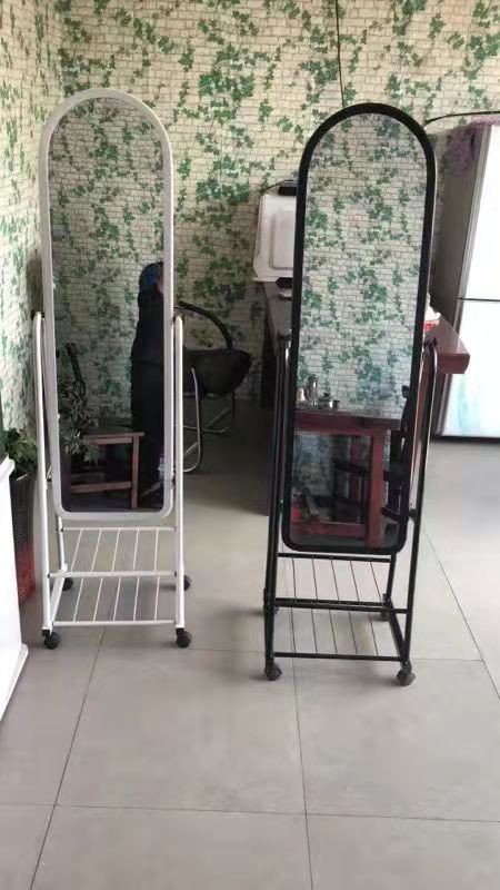 穿衣镜 落地镜 带轮款可移动穿衣镜 经典款 大中小号可选 厂家直销详情图1