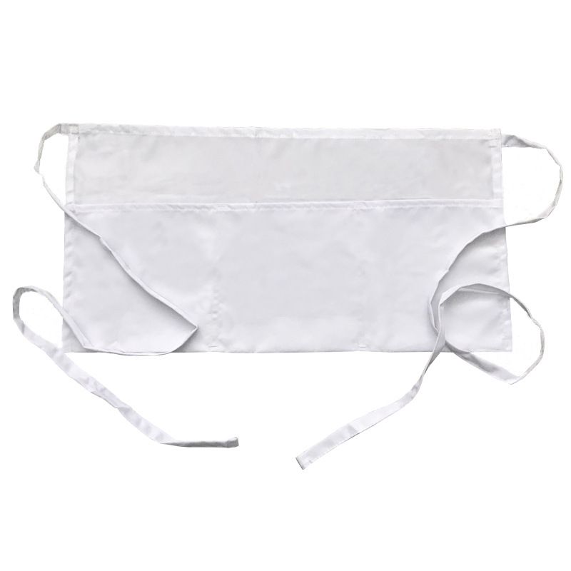 Custom-made short half-length aprons for male and female waiters, advertising aprons for hotels and restaurants, and half-length waistbands for chefs Item Picture
