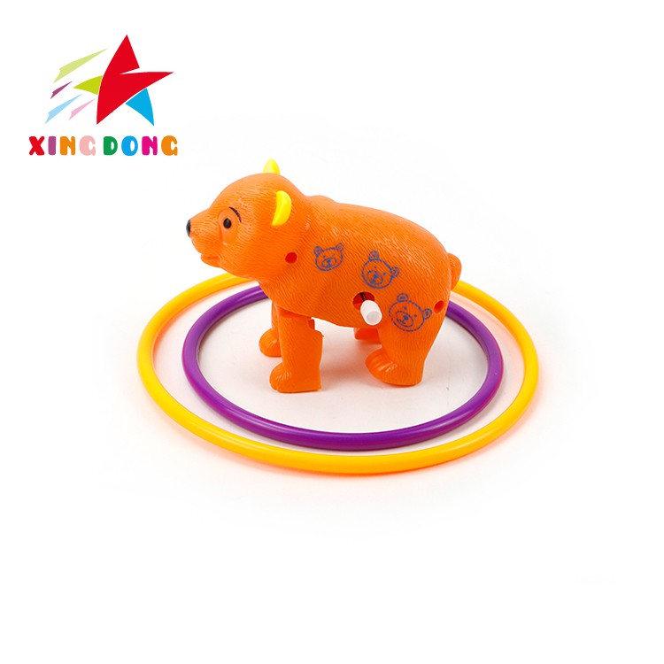上链发条玩具 套圈圈  上链熊 跳动熊玩具 详情图2