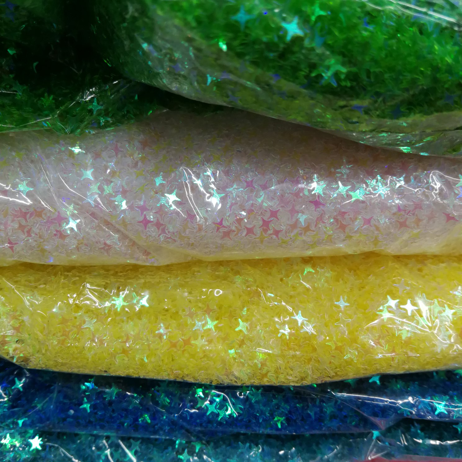 Four-pointed star, high-temperature eco-friendly sequins, can be sewn by hand, Jincan decoration with 105