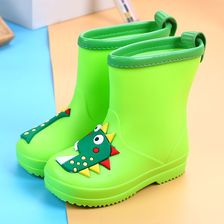 新款卡通立体小恐龙儿童雨鞋 防滑时尚防滑宝宝雨靴