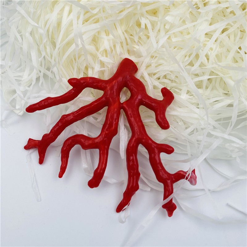 Fashionable acrylic beads imitating coral shapes, two-color cloud scattered beads, DIY earrings, necklaces, accessories, wholesale pendants detail image 11