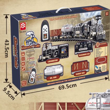 1 Classic Steam Remote control rail train (window box)