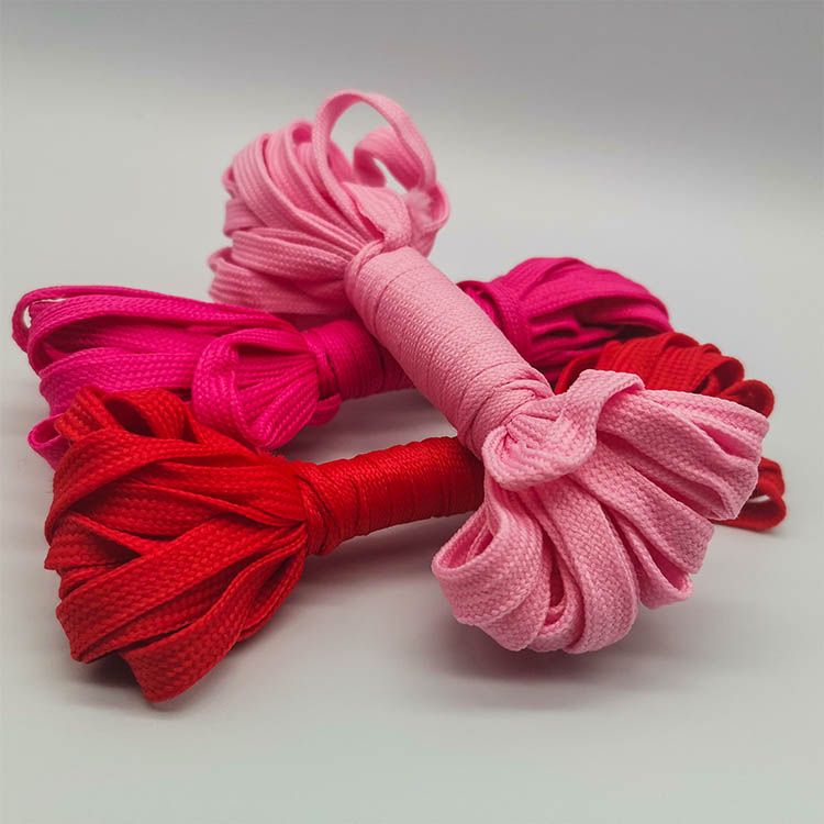 New Polyester Hollow Core Wide Flat Rope Color Horse Belt 6Mm Shoelace Pants Belt Can Be Customized Clothing Accessories Specification drawing