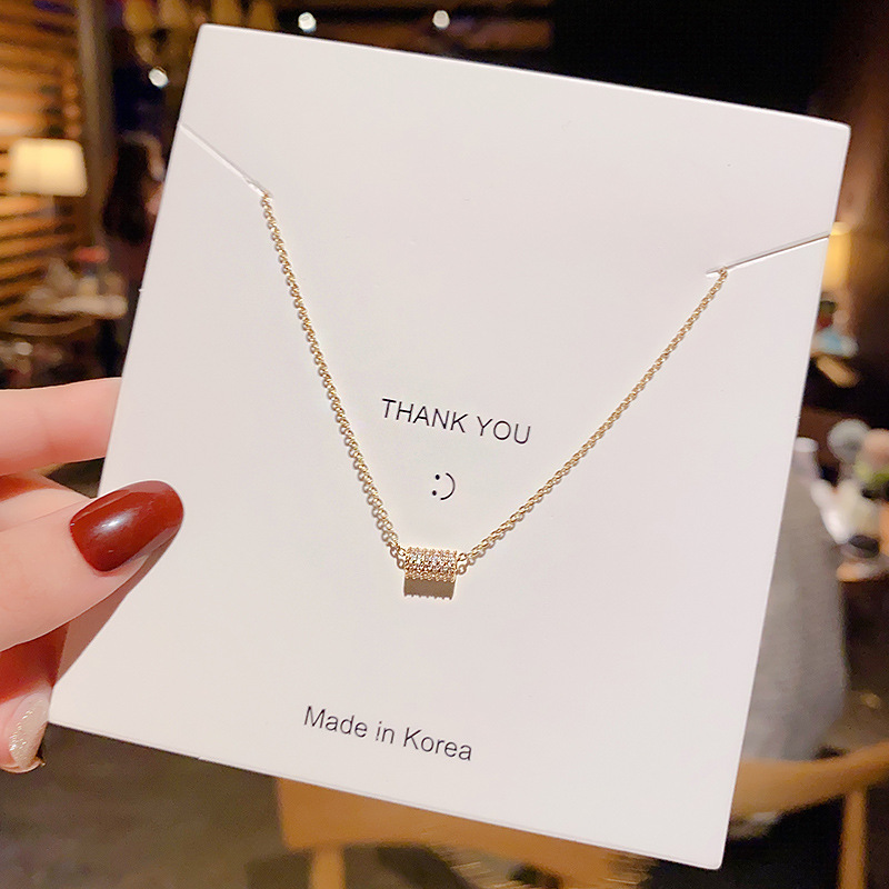Dongdaemun necklace, unique Korean style, collarbone chain, small waist pendant, factory direct sales, women's 600 Application Scenario