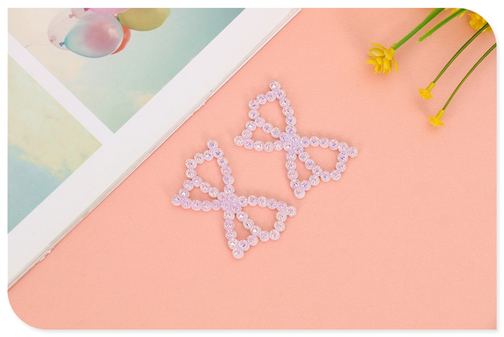 厂家直销平底钻发夹太阳花花边发夹贴片支持来样定制详情图3