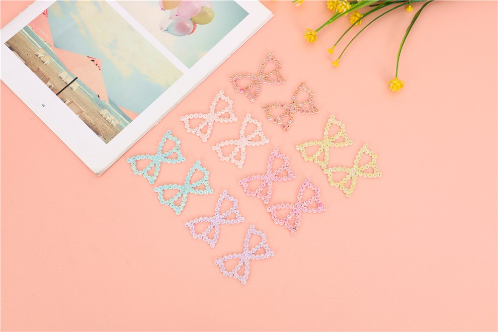 厂家直销平底钻发夹太阳花花边发夹贴片支持来样定制详情图13