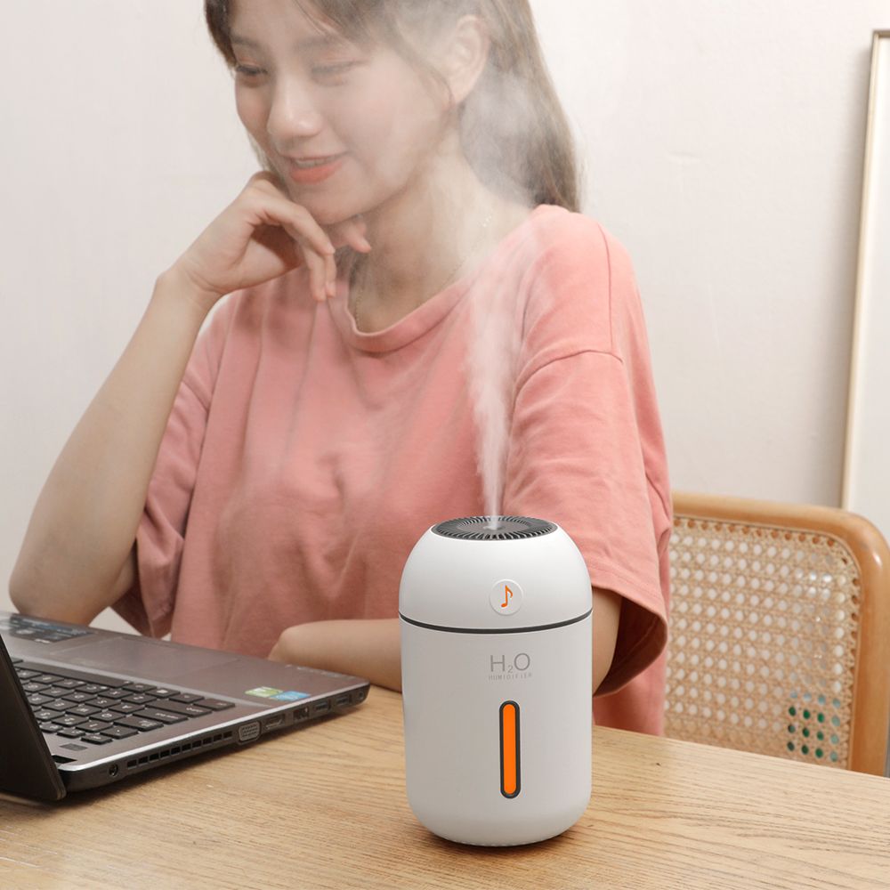 车载空气净化加湿器白底实物图