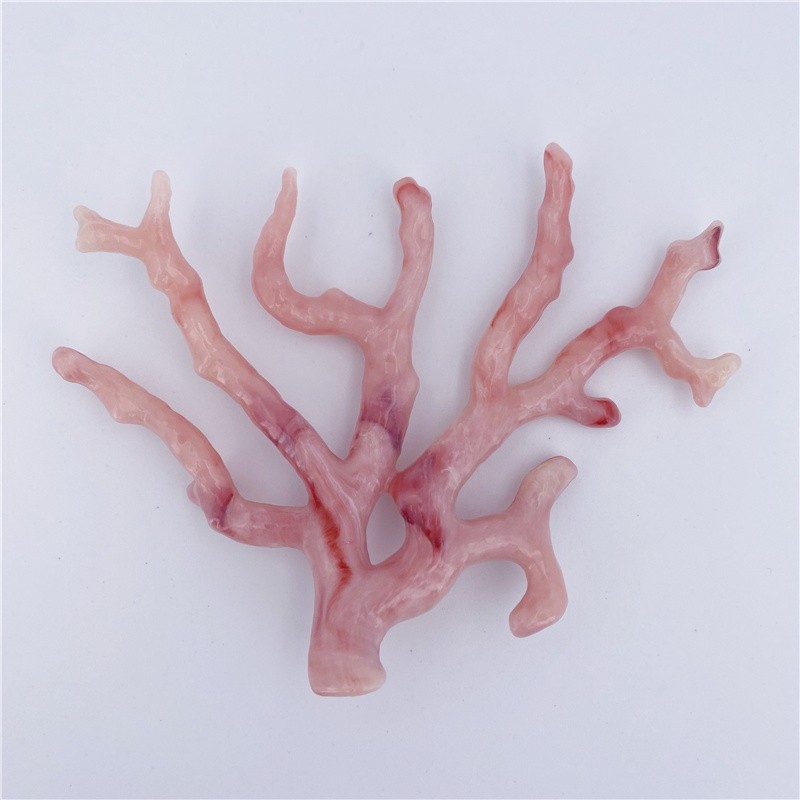 Fashionable acrylic beads imitating coral shapes, two-color cloud scattered beads, DIY earrings, necklaces, accessories, wholesale pendants detail image 17