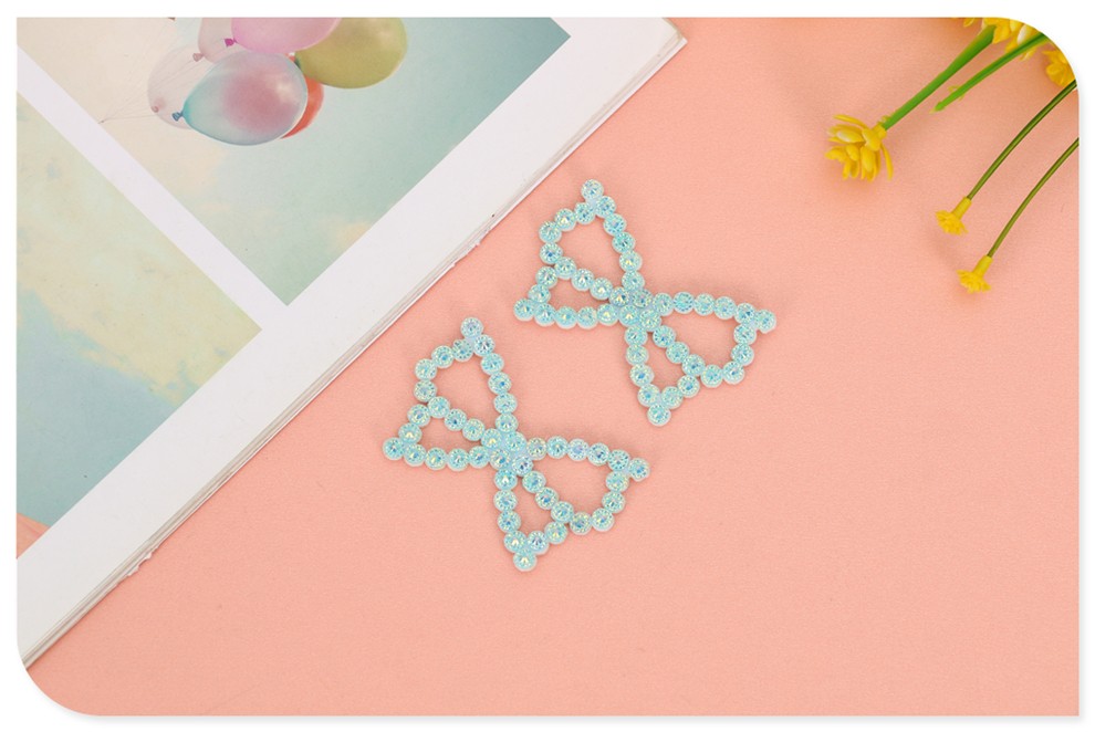 厂家直销平底钻发夹太阳花花边发夹贴片支持来样定制详情图2