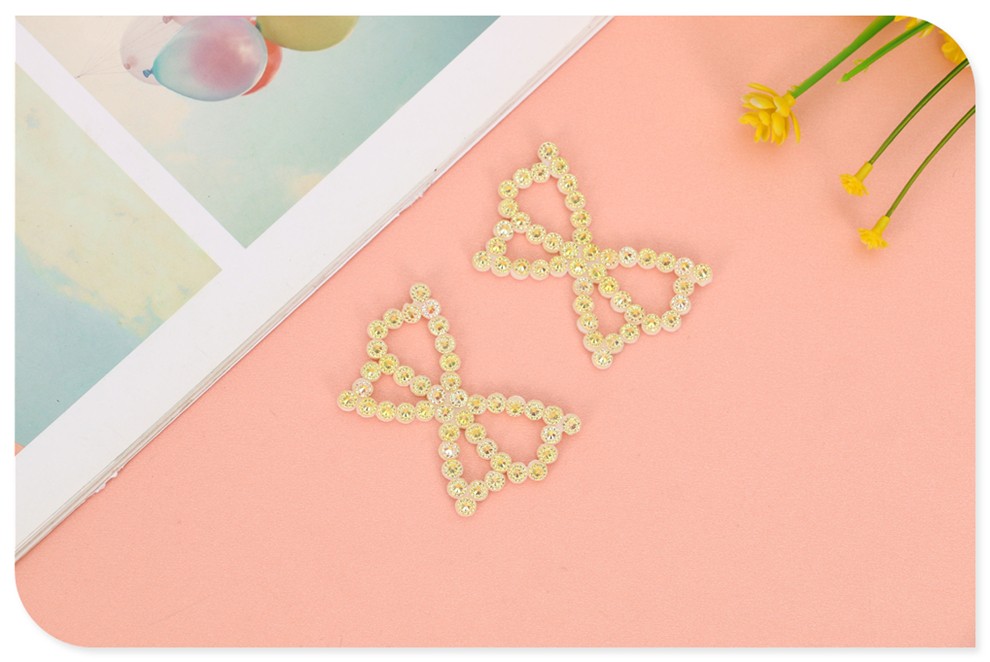 厂家直销平底钻发夹太阳花花边发夹贴片支持来样定制详情图5