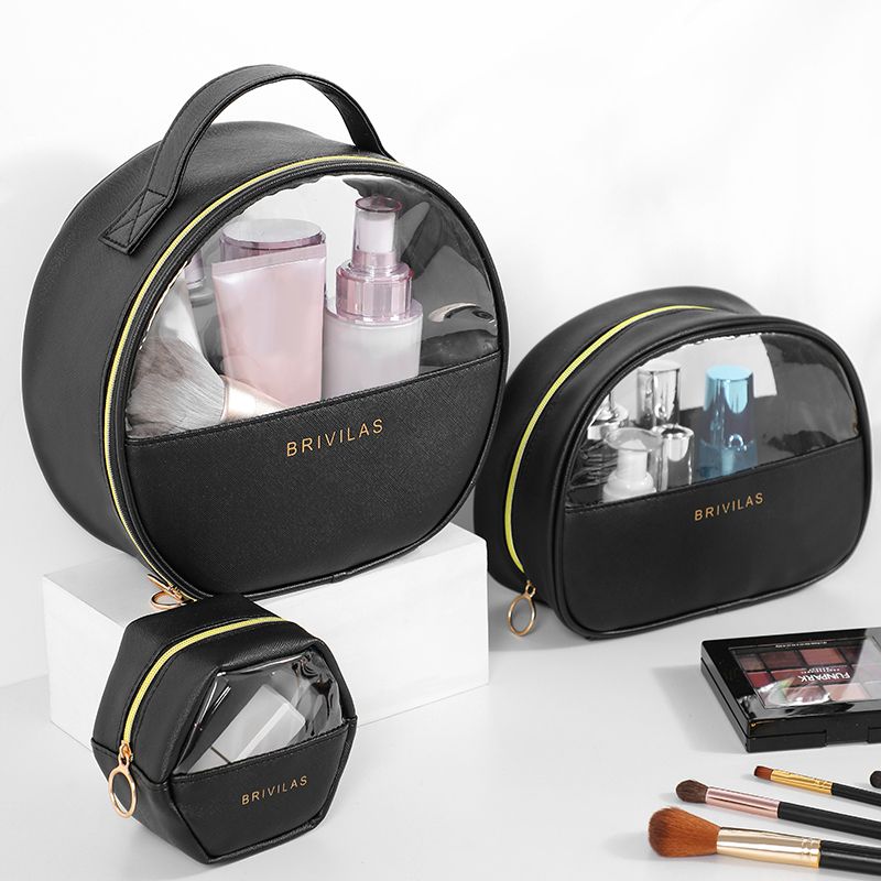 Leather Makeup Bag Large Specification drawing