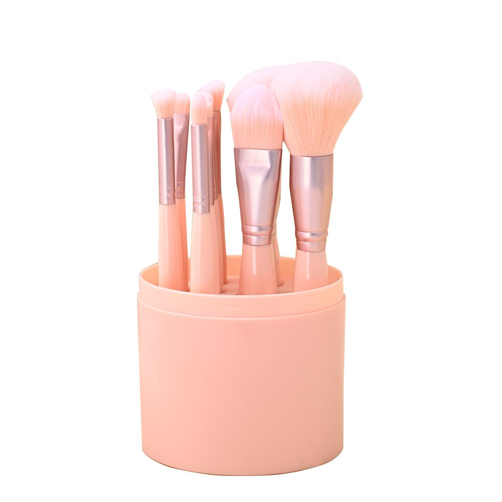 现货粉色9支化妆刷套装 散粉腮红刷收纳美妆工具全套化妆刷子批发