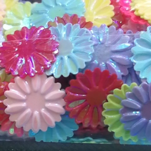 Daisies, high-temperature eco-friendly sequins, hand-sewn, Jincan decoration with 105