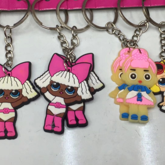 Single sided surprise doll keychain series